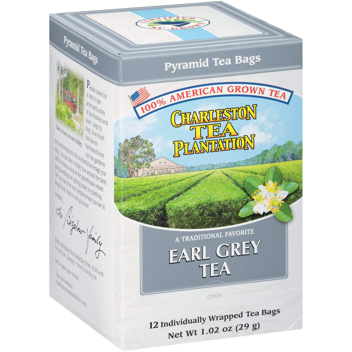 Charleston Tea Plantation Earl Grey (100% American)-VIVA Scandinavia