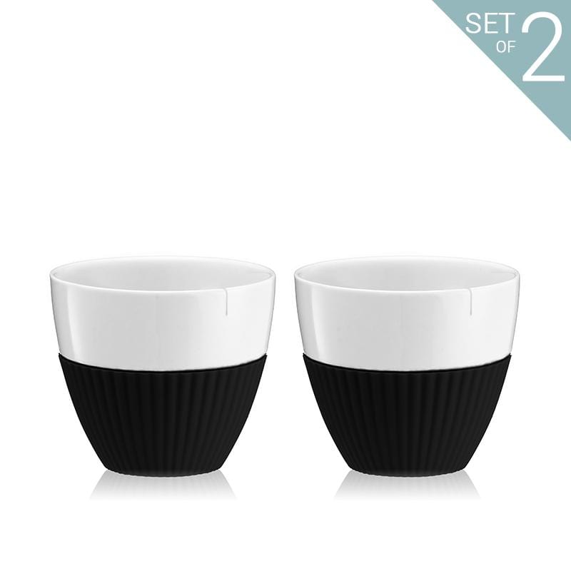 Anytime™ Tea Cups - Set Of 2 Cups & Mugs VIVA Scandinavia Black 