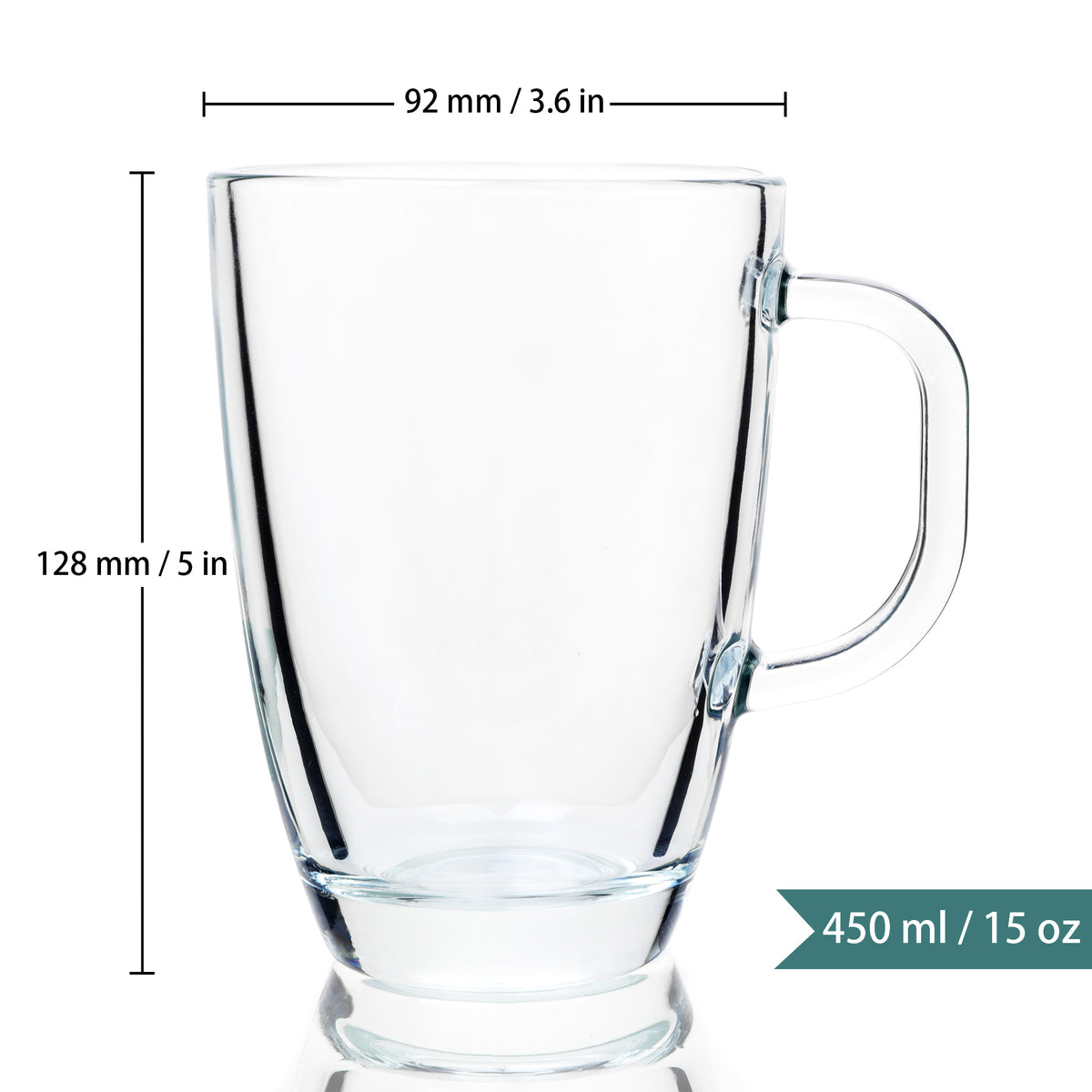 EXPRESS Glass Mugs - Set of 4