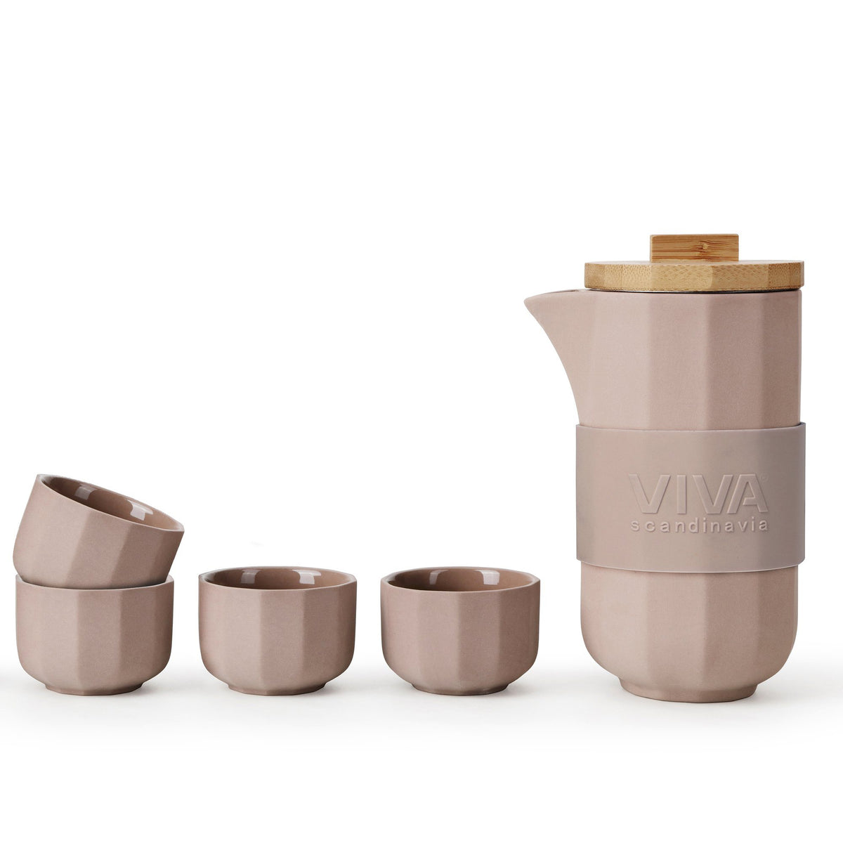 Alexander™ Tea Set - VIVA | Color=powder brown