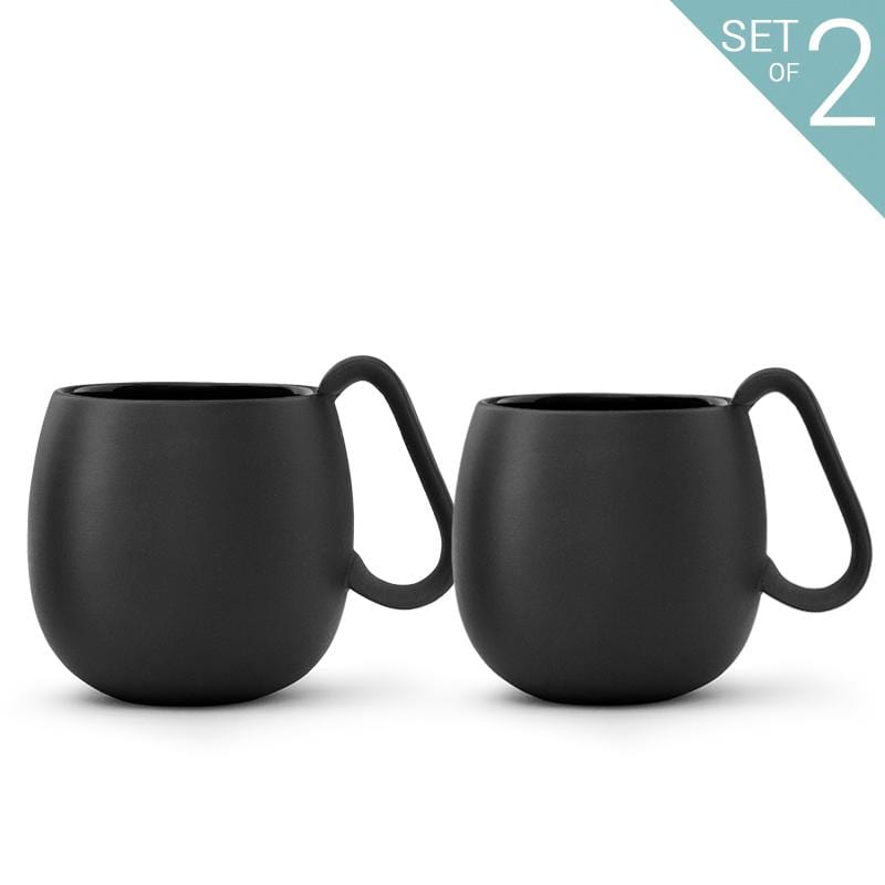 Nina™ Tea Mug - Set Of 2 VIVA Scandinavia Charcoal 