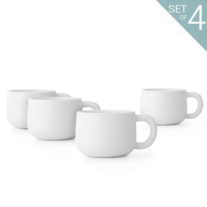 Isabella™ Tea Cup - Set Of 4 Cups &amp; Mugs VIVA Scandinavia white 