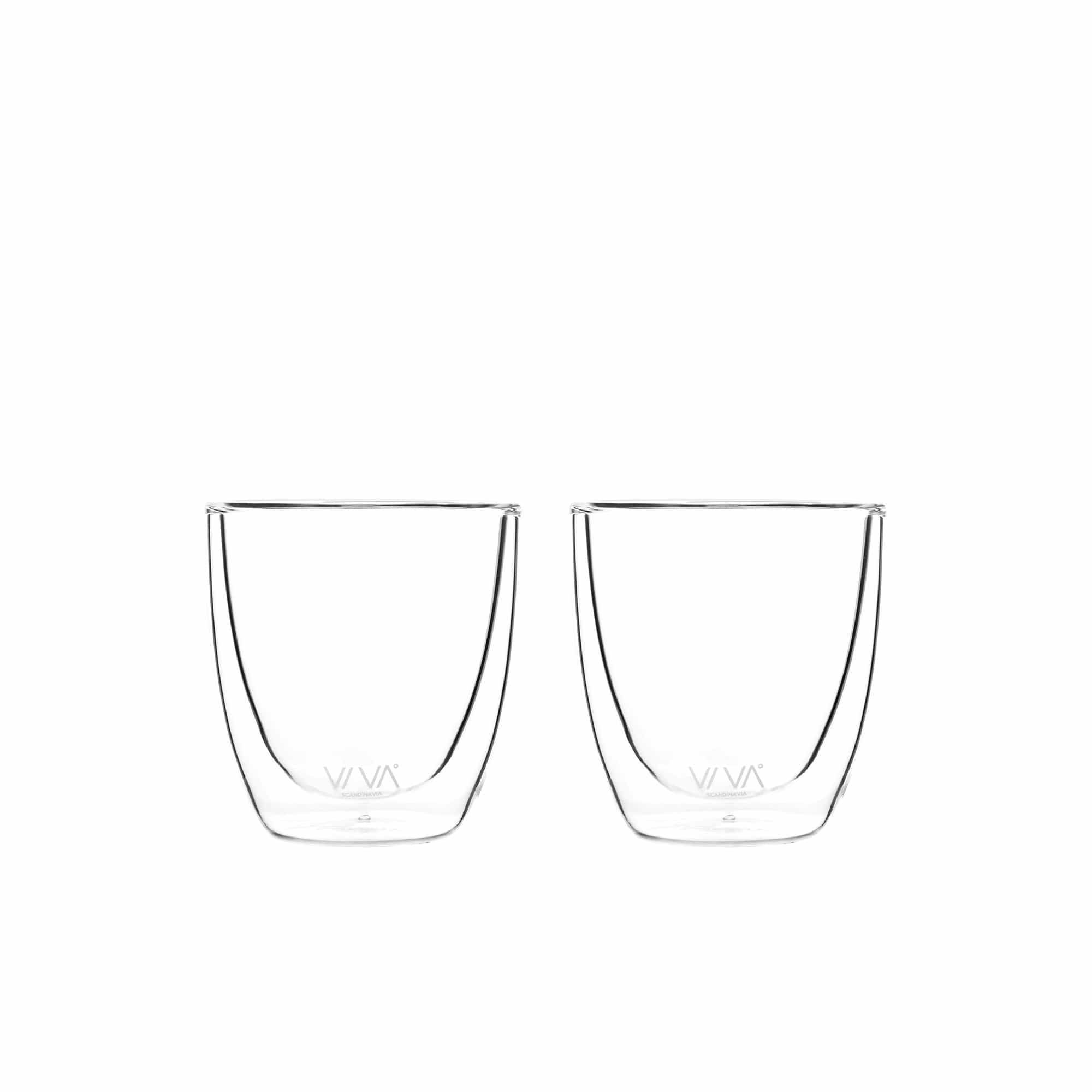 Lauren™ Double Walled Glasses - Set of 2 - 3.3 Oz Cups & Mugs VIVA Scandinavia 